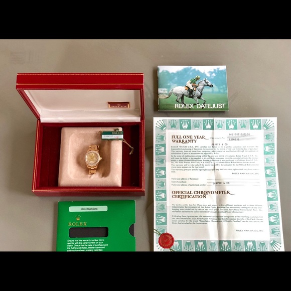 Ladies Rolex watch with diamonds - Picture 2 of 5